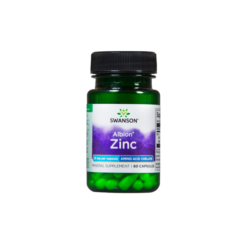 Swanson Zinc Chelate 15 mg / 60 capsules