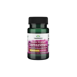 Swanson Double Strength Serrazimes®, 60 vegetarian capsules