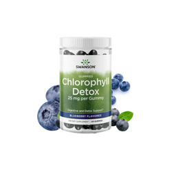 Swanson Gummies Chlorophyll Detox - blueberry flavour, 60 gummies