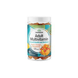 Swanson Multivitamin in jellies peach, orange and strawberry, 60 jelly beans