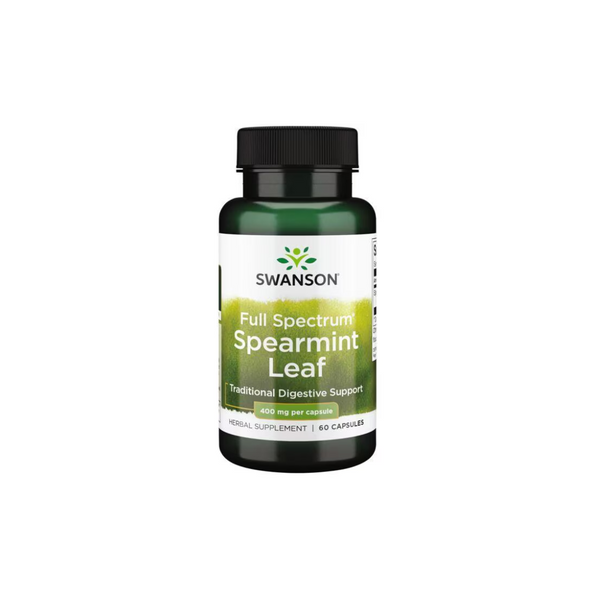 Swanson Full Spectrum Spearmint Leaf 400 mg / 60 capsules