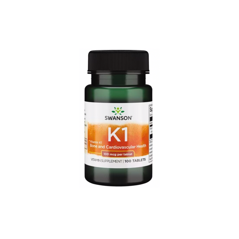 Swanson Vitamin K1 100 mcg, 100 capsules