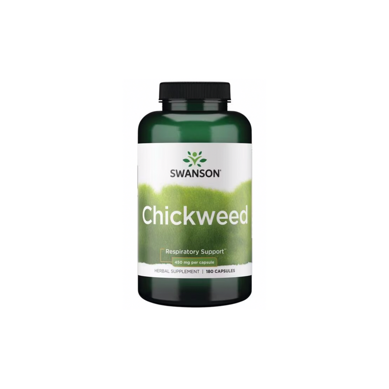 Swanson Chickweed 450 mg, 180 capsules