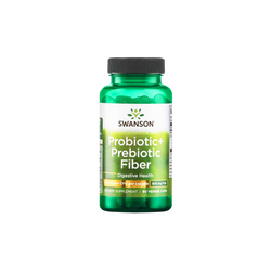 Swanson Probiotic+ Prebiotic Fiber, 60 capsules