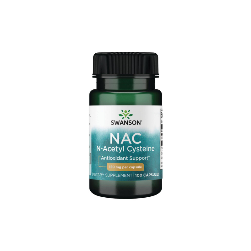 Swanson NAC (N-acetylocysteina) 150 mg, 100 capsules