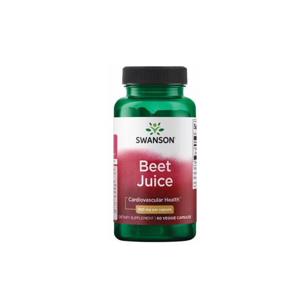Complément Alimentaire Swanson Beet Root NO+ - 60 Comprimés - Extrait De Betterave - Usage Quotidien