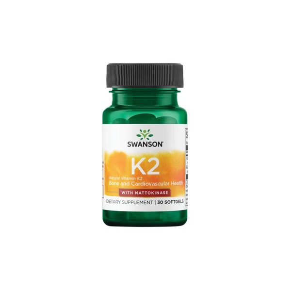 Swanson Vitamin K2 with Nattokinase, 30 capsules