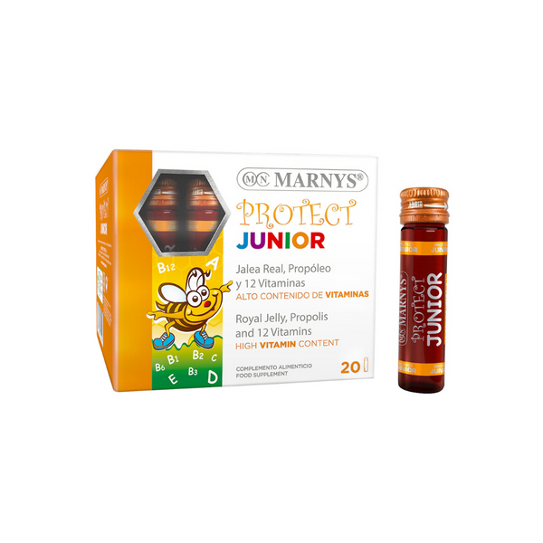 Marnys Protect Junior Royal jelly, propolis and 12 vitamins, 20 vials x 10 ml