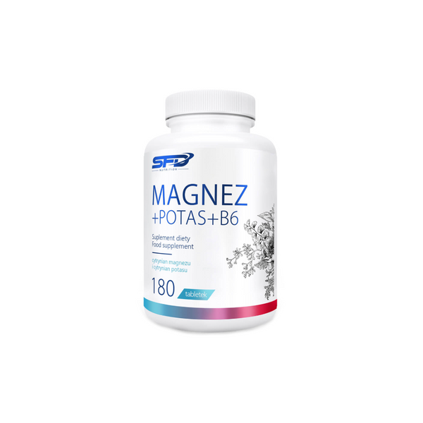 SFD Magnesium + Potassium + B6, 180 tablets