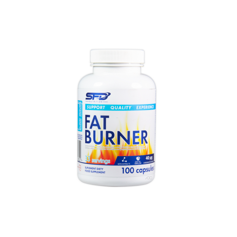 SFD Fat Burner Carnitine EGCG NAC Tyrosine Chromium, 100 capsules