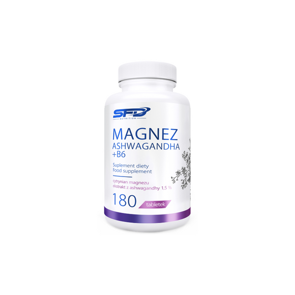 SFD Magnesium Ashwagandha + B6, 180 tablets