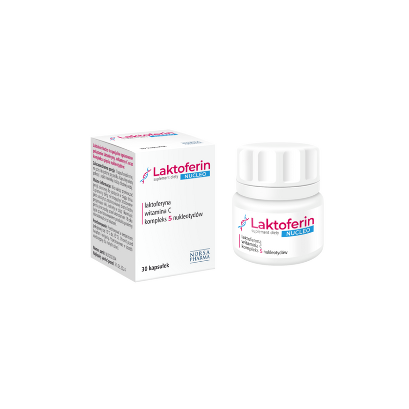 Norsa Pharma Lactoferin Nucleo, 30 vegan capsules