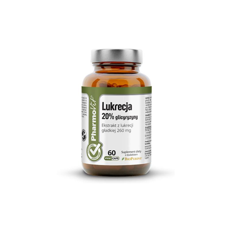 PharmoVit Licorice extract 260 mg, 60 capsules