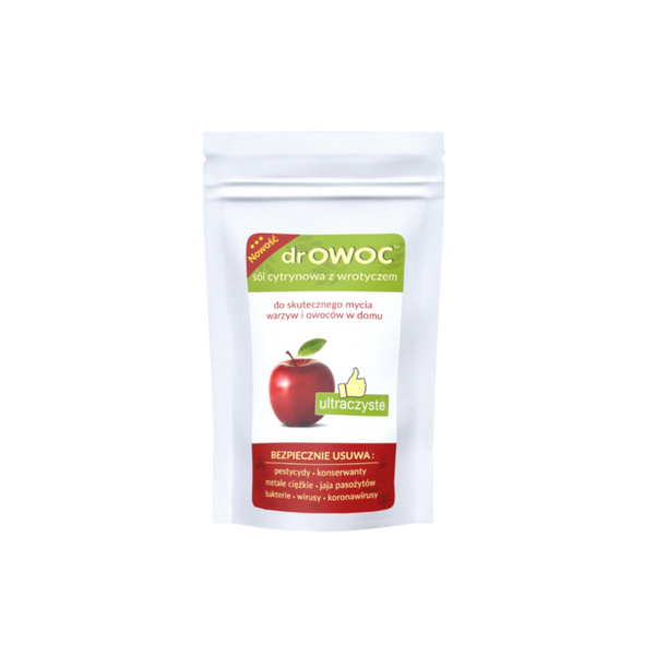 Polskie Warzelnie Soli drOWOC - for effective washing of vegetables and fruits, 300g