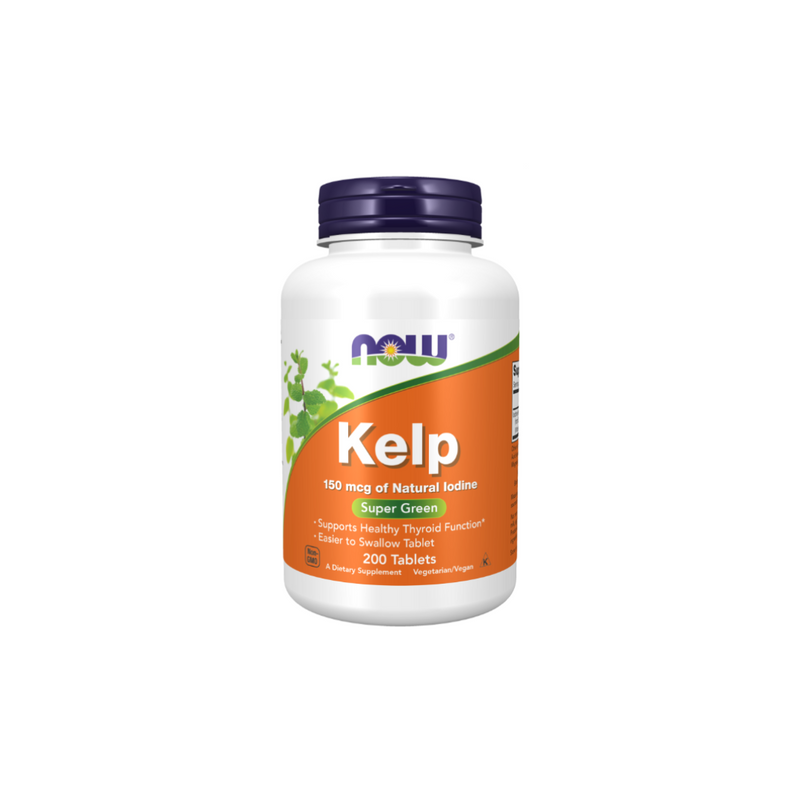 Now Foods KELP 150 mcg  NATURAL IODINE, 200 capsules