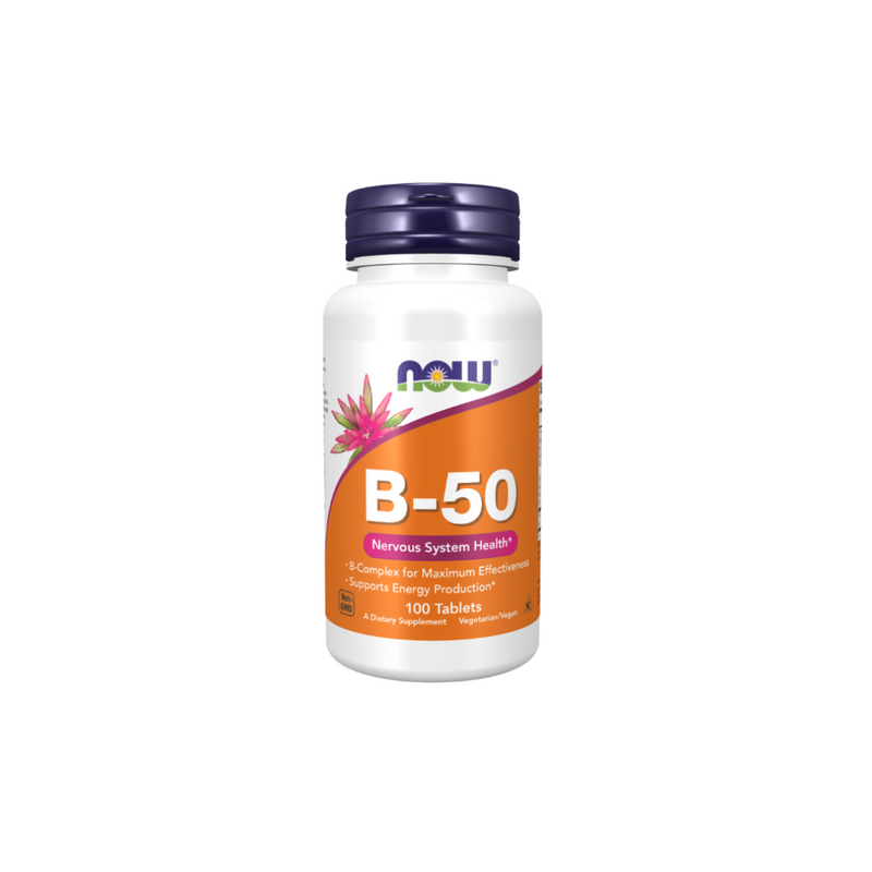 Now Foods B-50 Vitamin B Complex, 100 capsules