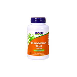 Now Foods Dandelion 500 mg, 100 vegetarian capsules