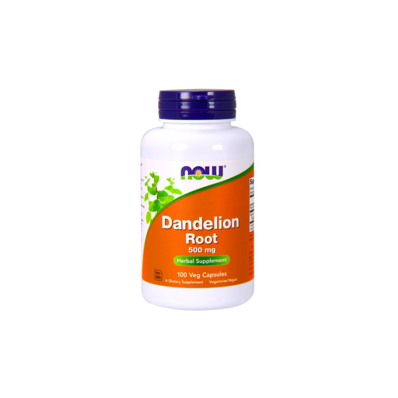 Now Foods Dandelion 500 mg, 100 vegetarian capsules