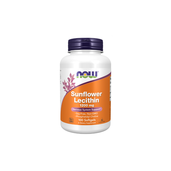 Now Foods SUNFLOWER LECITHIN 1200 mg / 100 capsules