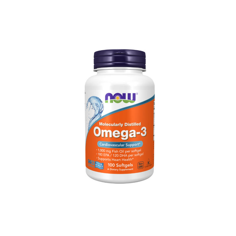 Now Foods Omega-3, 100 gel capsules