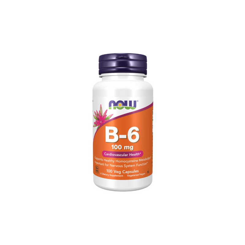 Now Foods VITAMIN B-6,  100 capsules