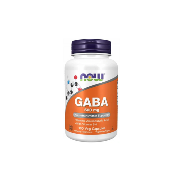 Now Foods GABA 500 mg / 100 VEGE capsules