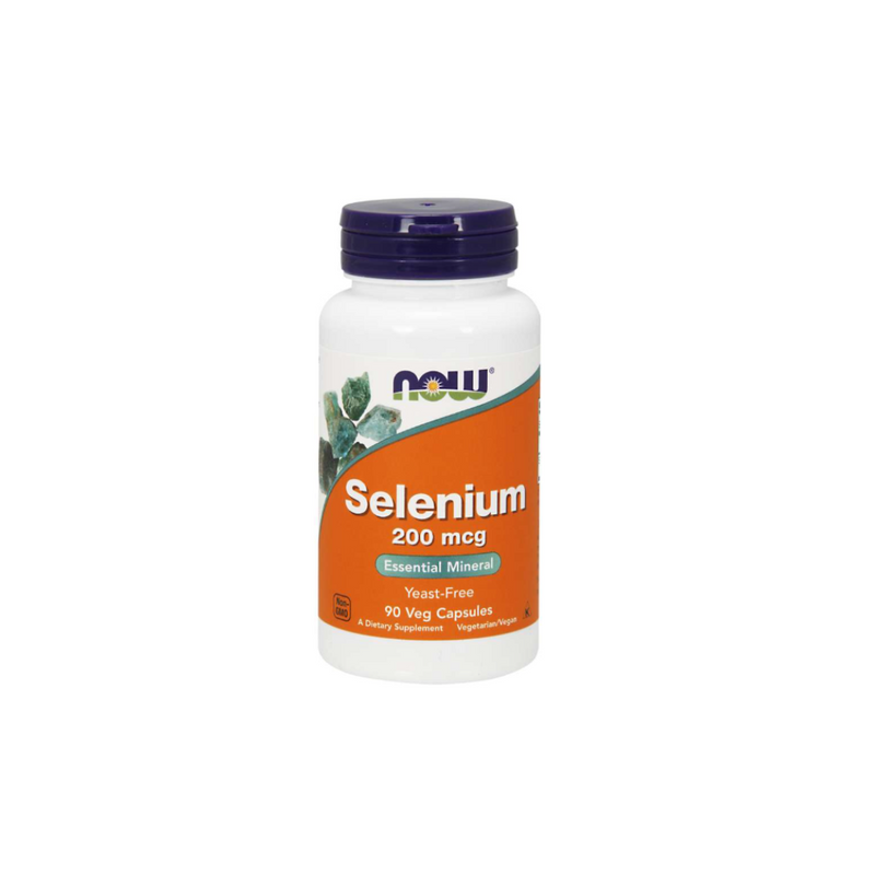 Now Foods SELENIUM L-selenomethionine 200 mcg / 90 vegetarian capsules
