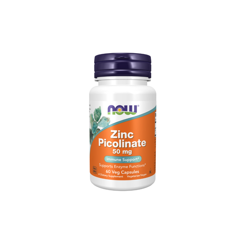 Now Foods Zinc picolinate 50 mg, 60 vegetarian capsules