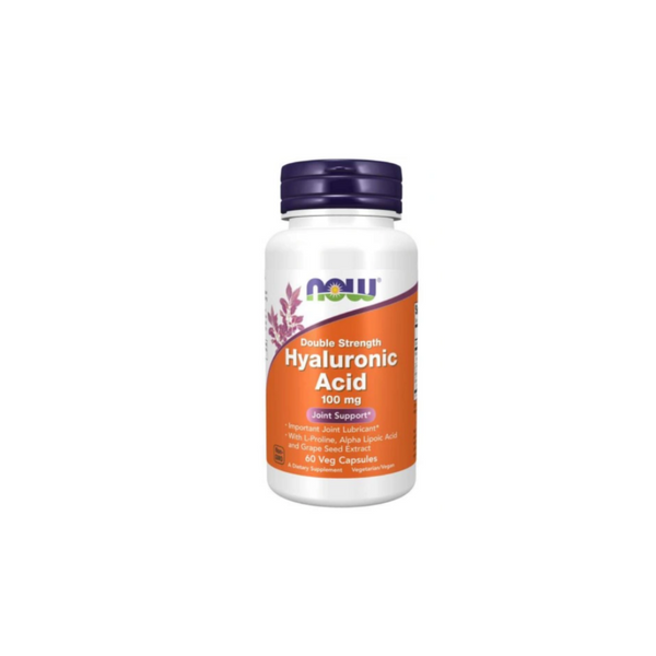 Now Foods Hyaluronic acid + L-proline + ALA acid, 60 vegetarian capsules