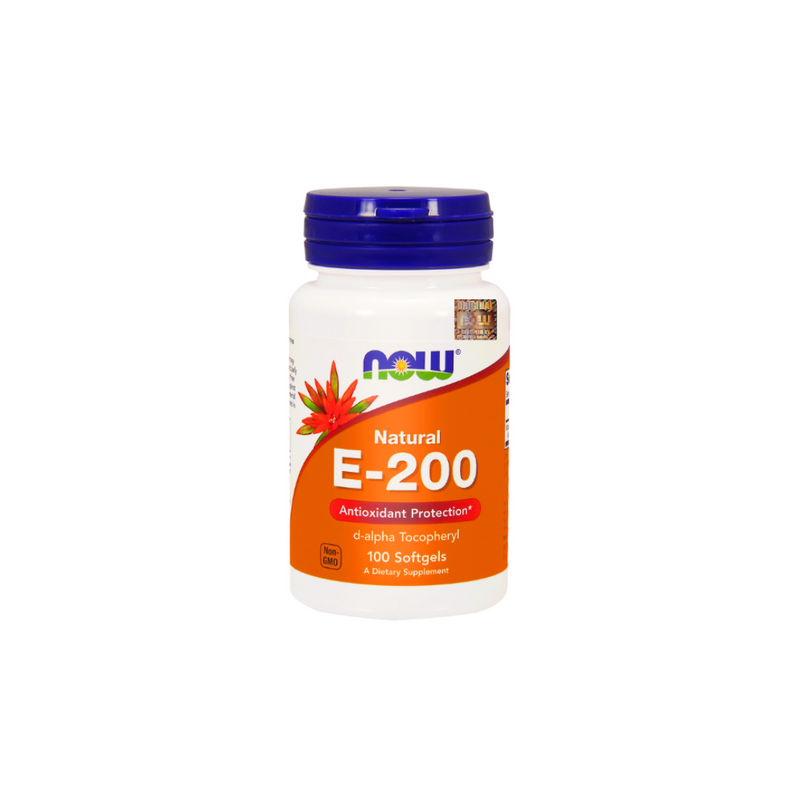 Now Foods Vitamin E-200IU, 100 gel capsules