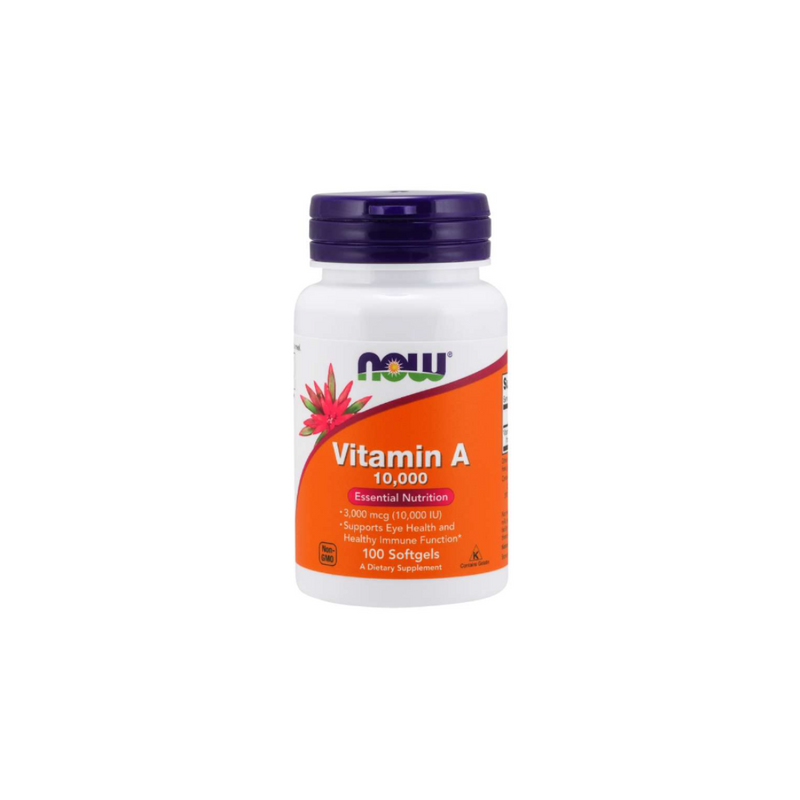 Now Foods VITAMIN A 10,000 IU 100 capsules