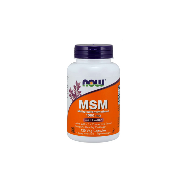 Now Foods MSM – metylosulfonylometan 1000 mg – 120 vegetarian capsules