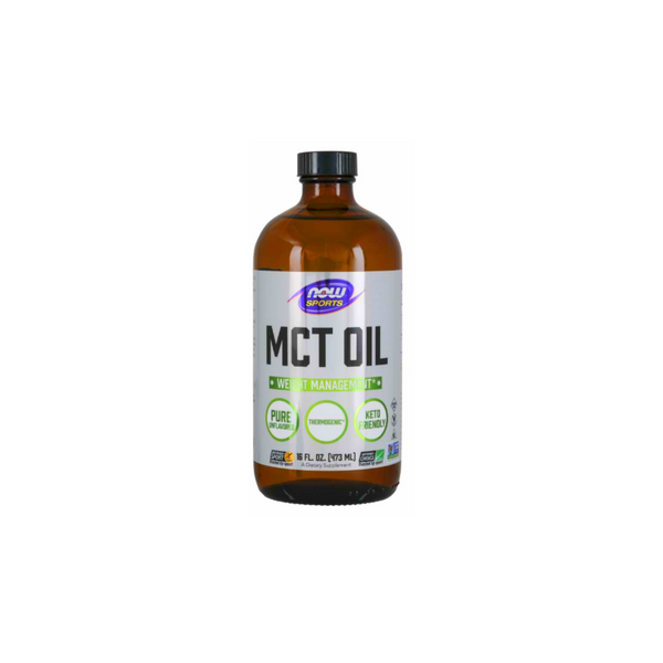 Now Foods MCT Oil Pure – Odourless MCT Oil triglycerides of medium-chain fatty acids 473 ml