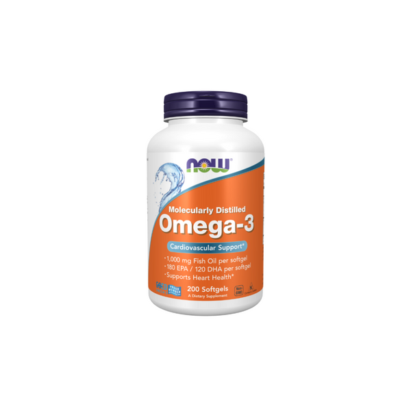 Now Foods NOW Foods OMEGA-3 omega 3 DHA EPA 1000 mg, 200 capsules
