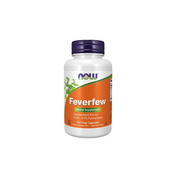 Now Foods Feverfew, 100 vegetarian capsules