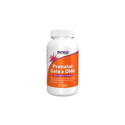 Now Foods Prenatal Gels + DHA – Multiple Vitamin & Mineral, 90 gel capsules