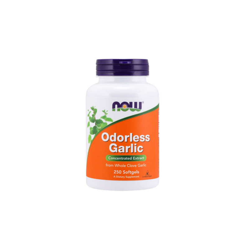 Now Foods Odourless Garlic, 250 gel capsules