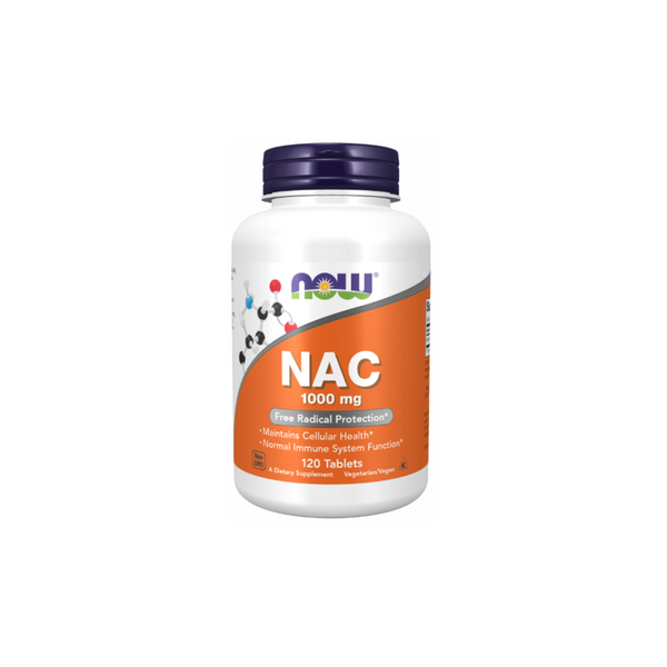 Now Foods NAC – N-Acetylcysteine 1000 mg – 120 tablets