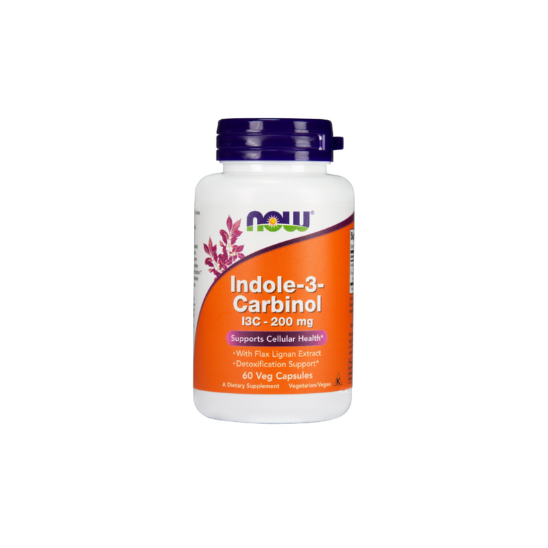 Now Foods Indole-3-Carbinol (I3C) 200 mg 60 vegetarian capsules