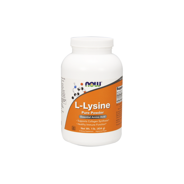 Now Foods L-Lysine Pure Powder 454 g