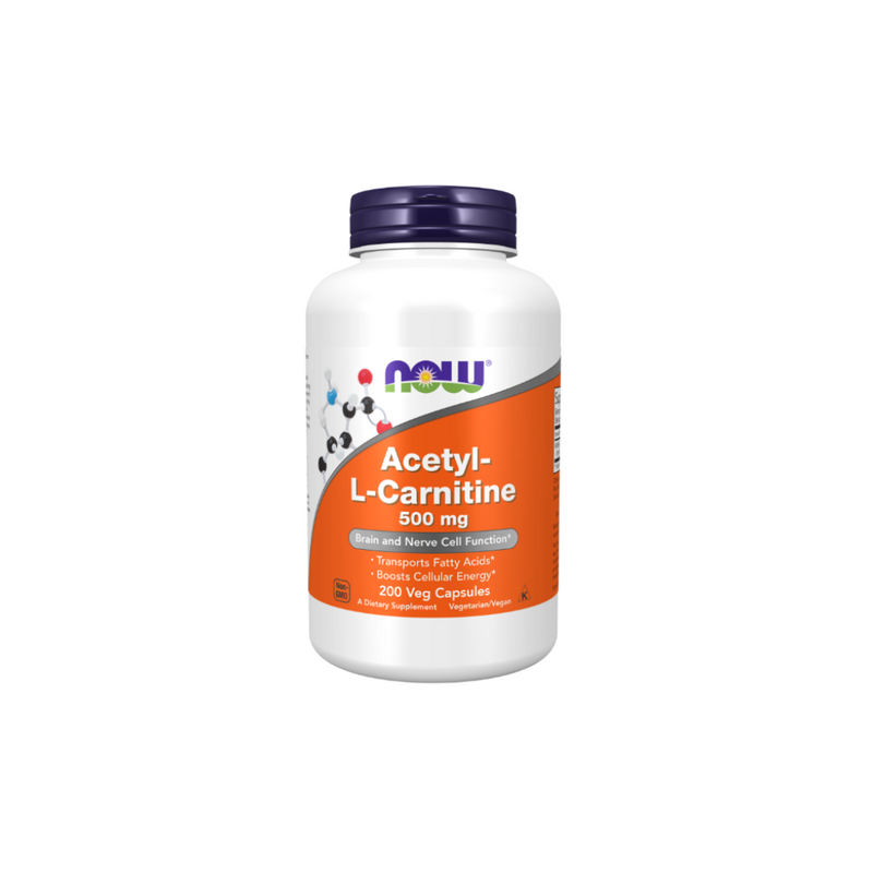 Now Foods Acetyl-L-Carnitine 500 mg / 200 vegetarian capsules