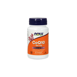 Now Foods Coenzyme Q10 100 mg + Vitamin E 50 gel capsules