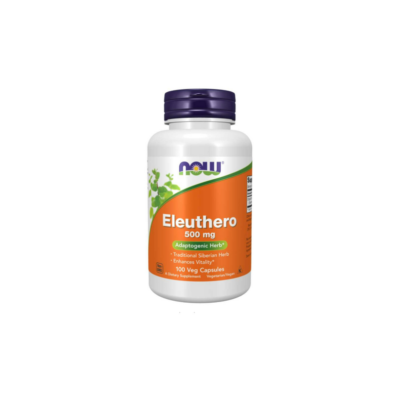 Now Foods Eleuthero 500 mg/100 vegetarian capsules