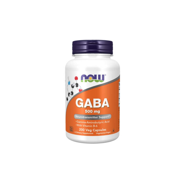 Now Foods GABA 500 mg / 200 vege capsules