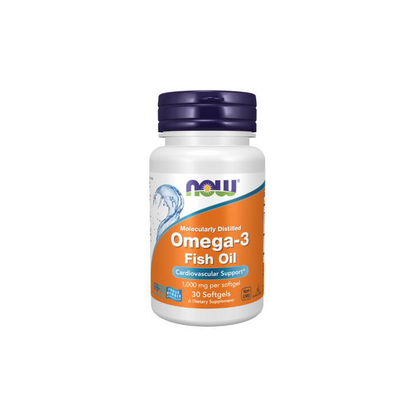 Now Foods Omega-3 Molecularly distilled 30 gel capsules