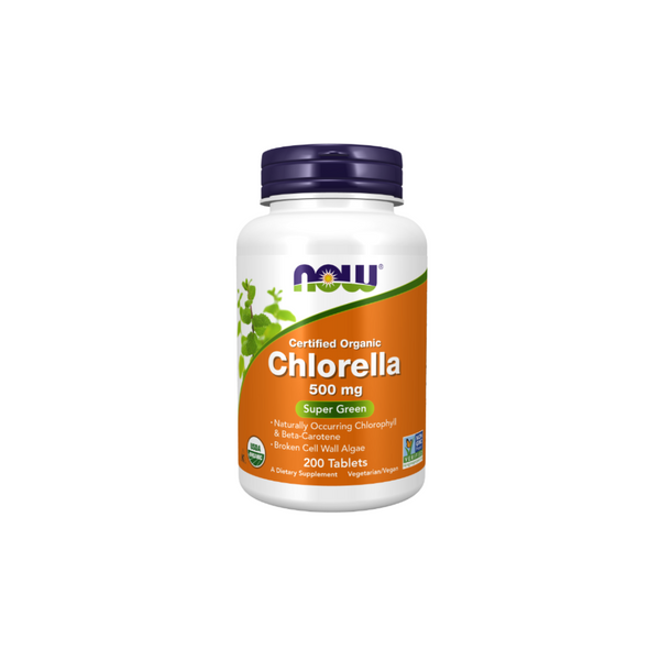 Now Foods Certified Organic Chlorella, 200 veg tablets