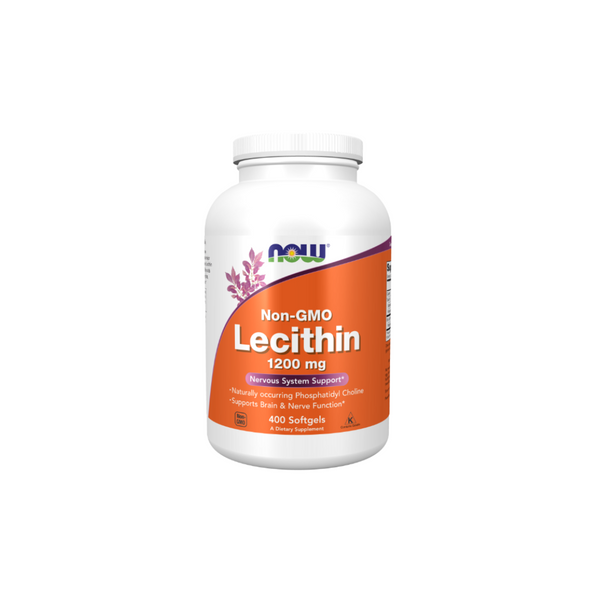 Now Foods Lecithin (non-GMO) 1200 mg / 400 gel capsules