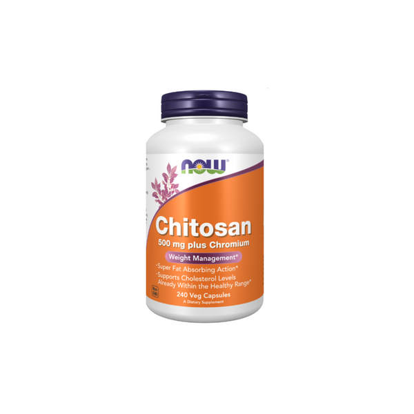 Now Foods Chitosan 500 mg + Chromium 240 capsules
