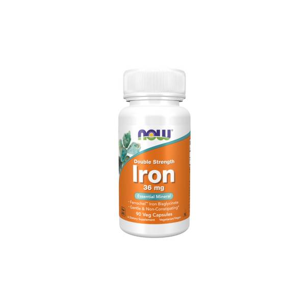 Now Foods Iron 36 mg 90 vegan capsules