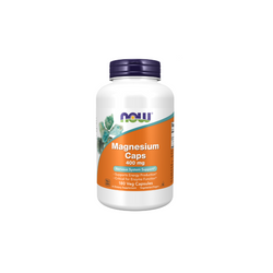 P* Now Foods Magnesium Caps Magnesium Oxide/Citrate/Aspartate 400 mg / 180 capsules, expiry date 04.2029